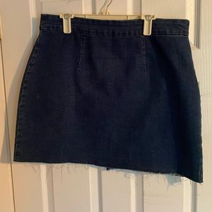 Forever 21 dark denim jean skirt 2XL